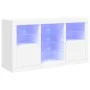 Sideboard with white LED lights 123x37x67 cm by , Sideboards - Ref: Foro24-3209079, Price: 175,75 €, Discount: %