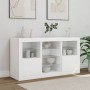 Sideboard with white LED lights 123x37x67 cm by , Sideboards - Ref: Foro24-3209079, Price: 178,31 €, Discount: %