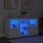 Sideboard with white LED lights 123x37x67 cm by , Sideboards - Ref: Foro24-3209079, Price: 175,75 €, Discount: %