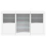 Sideboard mit weißen LED-Leuchten 123x37x67 cm von , Sideboards - Ref: Foro24-3209079, Preis: 179,95 €, Rabatt: %