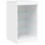 Sideboard mit weißen LED-Leuchten 123x37x67 cm von , Sideboards - Ref: Foro24-3209079, Preis: 179,95 €, Rabatt: %