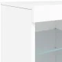Sideboard with white LED lights 123x37x67 cm by , Sideboards - Ref: Foro24-3209079, Price: 175,75 €, Discount: %