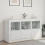 Sideboard mit weißen LED-Leuchten 123x37x67 cm von , Sideboards - Ref: Foro24-3209058, Preis: 172,36 €, Rabatt: %