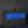 Sideboard mit weißen LED-Leuchten 123x37x67 cm von , Sideboards - Ref: Foro24-3209058, Preis: 172,36 €, Rabatt: %