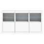 Aparador con luces LED blanco 123x37x67 cm de , Aparadores - Ref: Foro24-3209058, Precio: 180,65 €, Descuento: %
