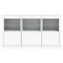 Sideboard with white LED lights 123x37x67 cm by , Sideboards - Ref: Foro24-3209058, Price: 182,79 €, Discount: %