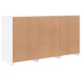 Sideboard mit weißen LED-Leuchten 123x37x67 cm von , Sideboards - Ref: Foro24-3209058, Preis: 177,08 €, Rabatt: %