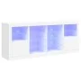 Sideboard with white LED lights 163x37x67 cm by , Sideboards - Ref: Foro24-3209093, Price: 187,57 €, Discount: %