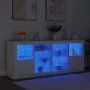 Sideboard mit weißen LED-Leuchten 163x37x67 cm von , Sideboards - Ref: Foro24-3209093, Preis: 187,57 €, Rabatt: %