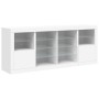 Sideboard mit weißen LED-Leuchten 163x37x67 cm von , Sideboards - Ref: Foro24-3209093, Preis: 194,28 €, Rabatt: %