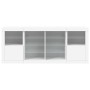 Sideboard mit weißen LED-Leuchten 163x37x67 cm von , Sideboards - Ref: Foro24-3209093, Preis: 194,28 €, Rabatt: %