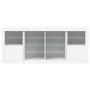 Sideboard with white LED lights 163x37x67 cm by , Sideboards - Ref: Foro24-3209093, Price: 187,57 €, Discount: %