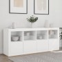Sideboard mit weißen LED-Leuchten 163x37x67 cm von , Sideboards - Ref: Foro24-3209072, Preis: 192,91 €, Rabatt: %
