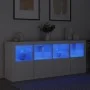 Sideboard mit weißen LED-Leuchten 163x37x67 cm von , Sideboards - Ref: Foro24-3209072, Preis: 186,72 €, Rabatt: %