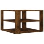 Couchtisch aus geräuchertem Eichenholzwerkstoff, 59,5 x 59,5 x 40 cm von , Couchtisch - Ref: Foro24-834254, Preis: 30,40 €, R...