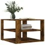 Smoked oak engineered wood coffee table 59.5x59.5x40 cm by , Coffee table - Ref: Foro24-834254, Price: 30,12 €, Discount: %