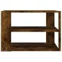 Smoked oak engineered wood coffee table 59.5x59.5x40 cm by , Coffee table - Ref: Foro24-834254, Price: 30,12 €, Discount: %