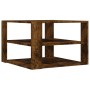 Couchtisch aus geräuchertem Eichenholzwerkstoff, 59,5 x 59,5 x 40 cm von , Couchtisch - Ref: Foro24-834254, Preis: 30,40 €, R...