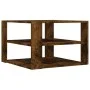 Mesa de centro madera ingeniería roble ahumado 59,5x59,5x40 cm de , Mesas de centro - Ref: Foro24-834254, Precio: 30,10 €, De...