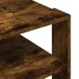 Smoked oak engineered wood coffee table 59.5x59.5x40 cm by , Coffee table - Ref: Foro24-834254, Price: 30,12 €, Discount: %