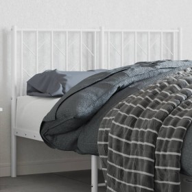 Kopfteil aus weißem Metall, 120 cm von , Kopf- und Fußteile - Ref: Foro24-374517, Preis: 28,48 €, Rabatt: %