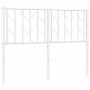 Kopfteil aus weißem Metall, 120 cm von , Kopf- und Fußteile - Ref: Foro24-374517, Preis: 28,48 €, Rabatt: %