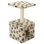 Katzenkratzbaum mit Sisalstamm 55 cm beige Drucke von vidaXL, Katzenmöbel - Ref: Foro24-170540, Preis: 23,45 €, Rabatt: %