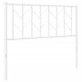 Cabecero de metal blanco 100 cm de , Cabeceros y pies de cama - Ref: Foro24-374515, Precio: 25,20 €, Descuento: %