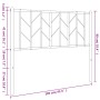 Kopfteil aus weißem Metall, 100 cm von , Kopf- und Fußteile - Ref: Foro24-374515, Preis: 25,07 €, Rabatt: %