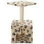 Katzenkratzbaum mit Sisalstamm 55 cm beige Drucke von vidaXL, Katzenmöbel - Ref: Foro24-170540, Preis: 29,31 €, Rabatt: %