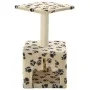 Katzenkratzbaum mit Sisalstamm 55 cm beige Drucke von vidaXL, Katzenmöbel - Ref: Foro24-170540, Preis: 23,45 €, Rabatt: %