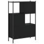 Schwarzes Holzwerkstoffregal 72x28x109 cm von , Bücherregale und Regale - Ref: Foro24-838883, Preis: 63,66 €, Rabatt: %