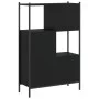 Schwarzes Holzwerkstoffregal 72x28x109 cm von , Bücherregale und Regale - Ref: Foro24-838883, Preis: 62,88 €, Rabatt: %