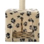 Katzenkratzbaum mit Sisalstamm 55 cm beige Drucke von vidaXL, Katzenmöbel - Ref: Foro24-170540, Preis: 29,31 €, Rabatt: %