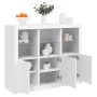 Sideboards with LED lights 3 pieces white engineered wood by , Sideboards - Ref: Foro24-3209100, Price: 231,67 €, Discount: %