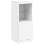 Sideboards mit LED-Beleuchtung, 3 Stück, weißes Holzwerkstoff von , Sideboards - Ref: Foro24-3209100, Preis: 241,64 €, Rabatt: %