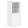 Sideboards mit LED-Beleuchtung, 3 Stück, weißes Holzwerkstoff von , Sideboards - Ref: Foro24-3209100, Preis: 241,64 €, Rabatt: %
