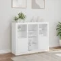 Sideboards mit LED-Beleuchtung, 3 Stück, weißes Holzwerkstoff von , Sideboards - Ref: Foro24-3209121, Preis: 233,13 €, Rabatt: %
