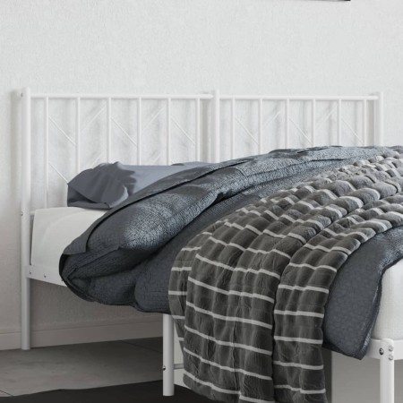 Kopfteil aus weißem Metall, 150 cm von , Kopf- und Fußteile - Ref: Foro24-374520, Preis: 33,55 €, Rabatt: %