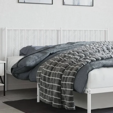 Kopfteil aus weißem Metall, 180 cm von , Kopf- und Fußteile - Ref: Foro24-374522, Preis: 33,55 €, Rabatt: %