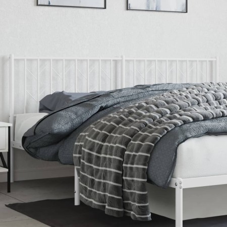Kopfteil aus weißem Metall, 180 cm von , Kopf- und Fußteile - Ref: Foro24-374522, Preis: 34,04 €, Rabatt: %