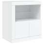 Sideboard with white LED lights 162x37x67 cm by , Sideboards - Ref: Foro24-3209030, Price: 208,66 €, Discount: %