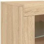 Sideboard with LED lights Sonoma oak 283x37x67 cm by , Sideboards - Ref: Foro24-3209018, Price: 279,59 €, Discount: %