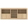 Sideboard with LED lights Sonoma oak 181.5x37x67 cm by , Sideboards - Ref: Foro24-3209039, Price: 197,02 €, Discount: %