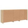 Sideboard with LED lights Sonoma oak 181.5x37x67 cm by , Sideboards - Ref: Foro24-3209039, Price: 185,78 €, Discount: %