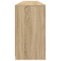 Sideboard with LED lights Sonoma oak 202x37x67 cm by , Sideboards - Ref: Foro24-3209011, Price: 198,71 €, Discount: %