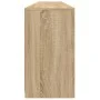 Sideboard with LED lights Sonoma oak 202x37x67 cm by , Sideboards - Ref: Foro24-3209011, Price: 205,18 €, Discount: %