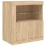Sideboard mit LED-Leuchten Sonoma-Eiche 202x37x67 cm von , Sideboards - Ref: Foro24-3209011, Preis: 205,18 €, Rabatt: %