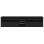 Sideboard with LED lights black 283x37x67 cm by , Sideboards - Ref: Foro24-3209024, Price: 340,87 €, Discount: %