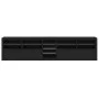 Sideboard with LED lights black 283x37x67 cm by , Sideboards - Ref: Foro24-3209024, Price: 362,93 €, Discount: %